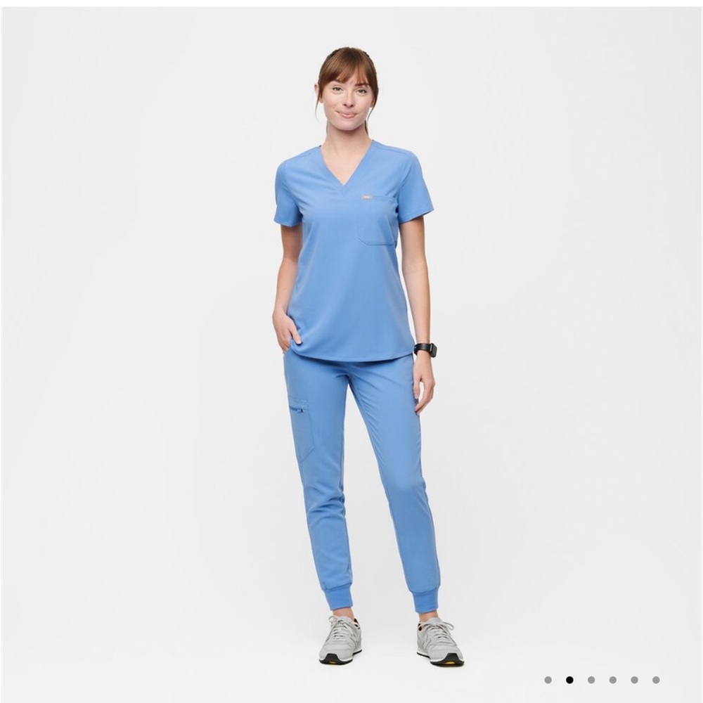 FIGS - Ceil Blue Scrub Set (worn once)